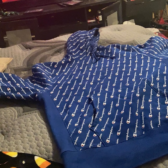 Blue champion hoodie - Picture 1 of 2